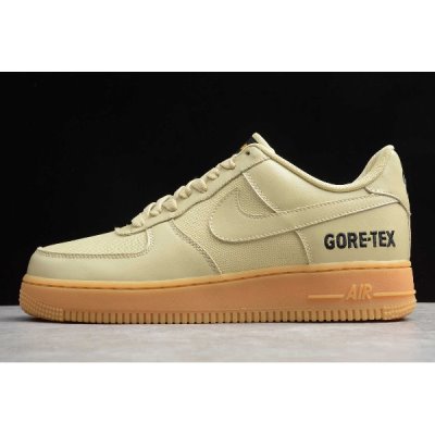 Nike Erkek Air Force 1 Low Gore-tex Team Altın / Haki / Altın / Siyah Kaykay Ayakkabı Türkiye - TN91